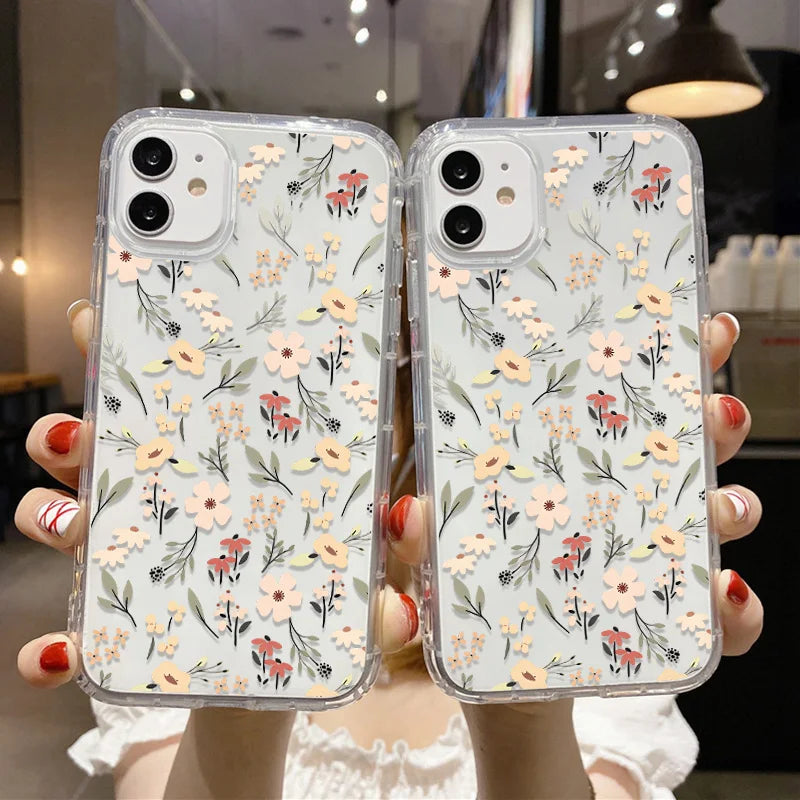 Daisy Flowers Pattern Phone Case For iPhone