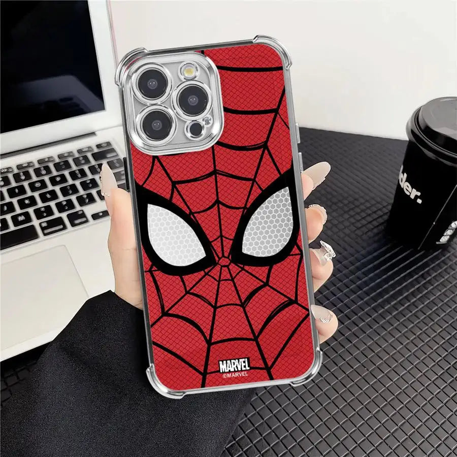 Case For Apple iPhone Cover Marvel Spiderman Logo
