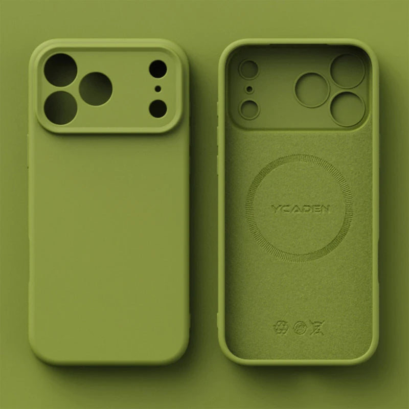 Original Liquid Silicone MagSafe Phone Case With Wireless Charging