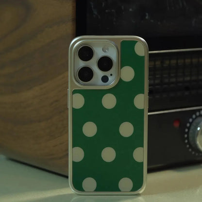 Korean Ins Fashion Color Wave Point Case For iPhone Y2K Cover