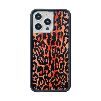 Wildflower Kensington Kiss Leopard Lipstick Phone Case For iPhone