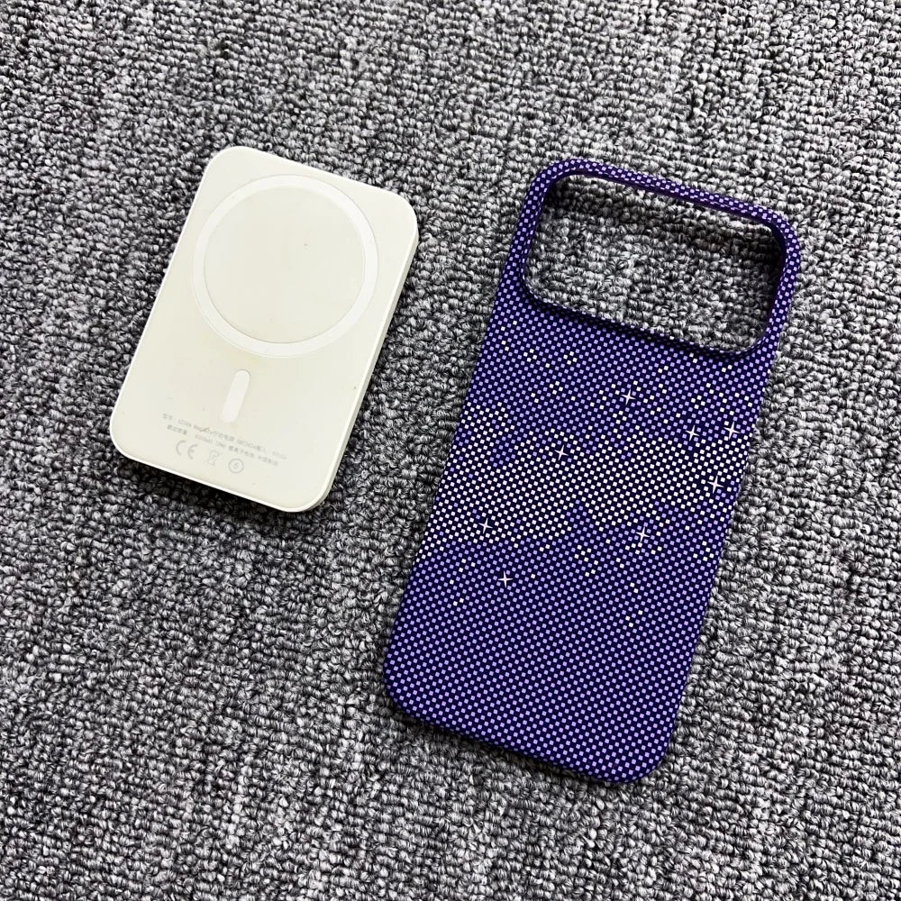 Wireless Charging Ultra Slim Carbon Fibre Case For iPhone