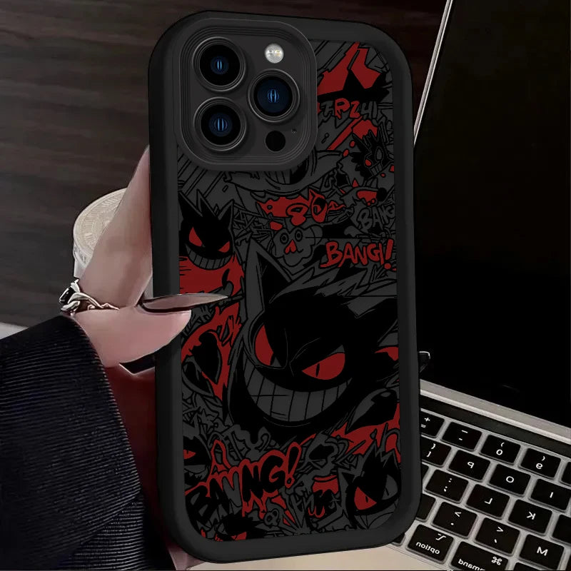 Pokemon Gengar Graffiti Phone Case For iPhone