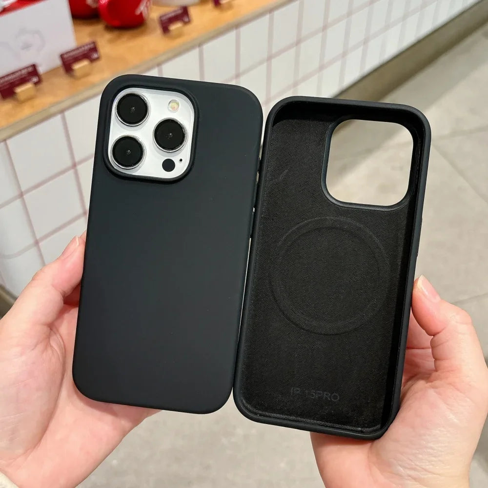 Liquid Original Magnetic For Magsafe Wireless Case For iPhone
