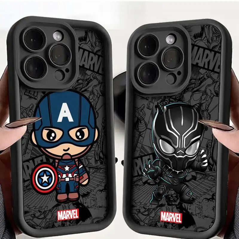 Marvel Captain America Black Panther Phone Case