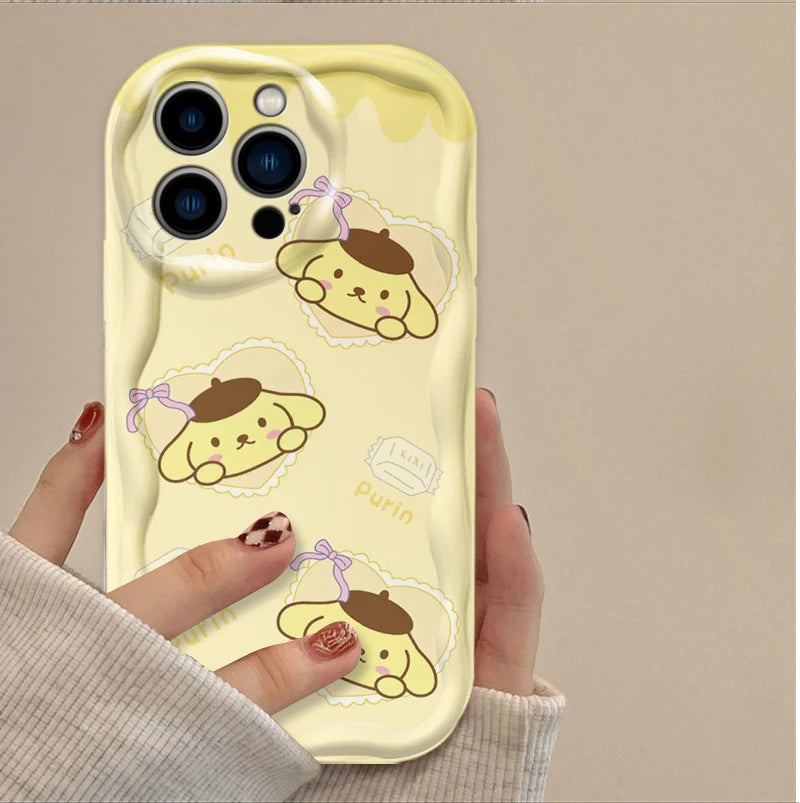 Hello Kitty Cinnamoroll Phone Case For iPhone Shockproof Soft Silicone Back Cover