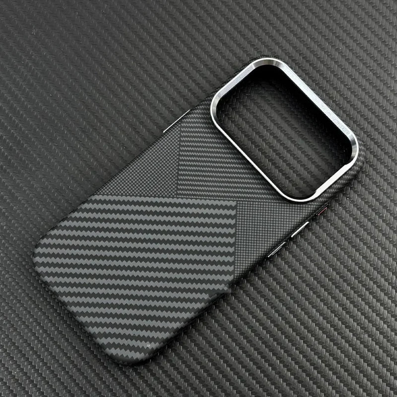 Luxury Carbon Fiber MagSafe Armor Case For iPhone