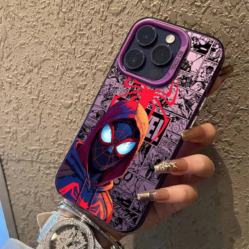 Marvel Cute Spider Men Cover For Apple iPhone Colorful Phone Case
