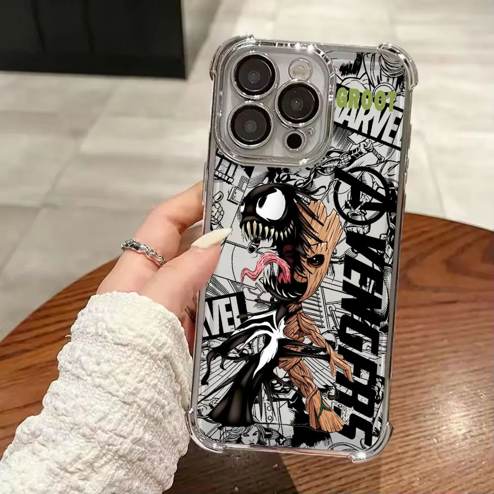 Baby The Avenger Marvel Groot Luxury Case For iPhone