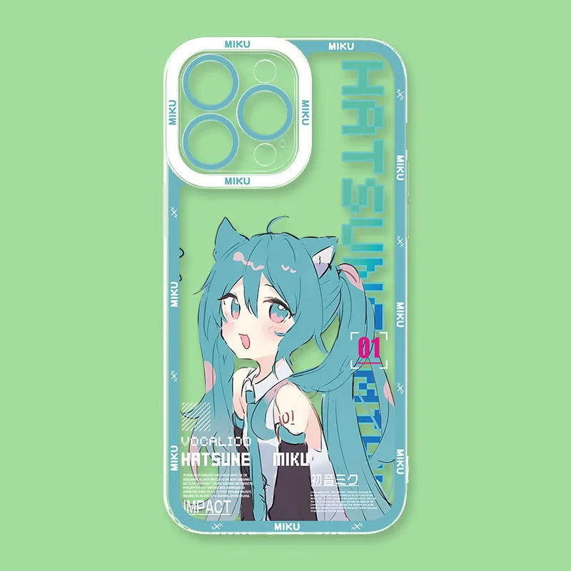 Kawaii Hatsune Miku iPhone Case