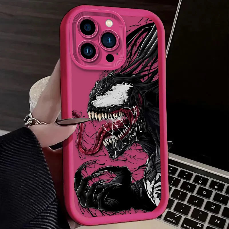 Marvel Movie Spider Man Anime Venom Comic Case For iPhone