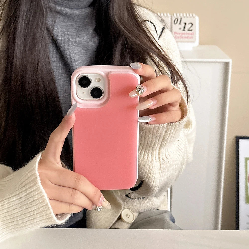 Jelly Colored Liquid Soft Silicone Phone Case