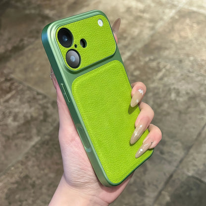 Original Matte Leather Texture Phone Case For iPhone Camera Protection Non Slip Shockproof Bumper Cover