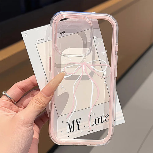 Cute Bow Soft Case For iPhone