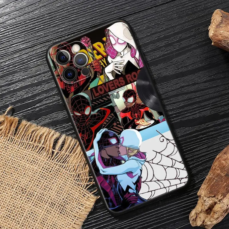 Marvel Spiderman Comic Case For iPhone