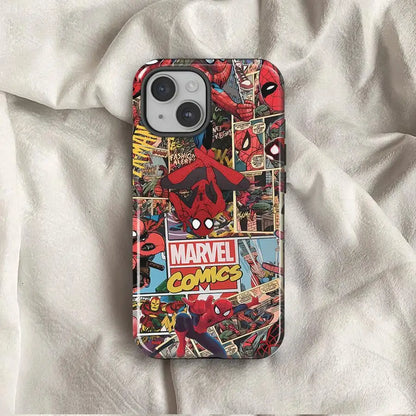Marvel Spider Man Iron Man Phone Case For Apple iPhone