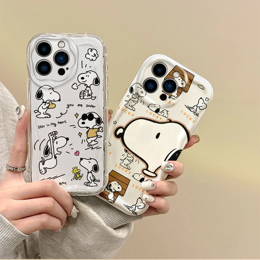 Fashion Cute Cartoon Snoopy Phone Case