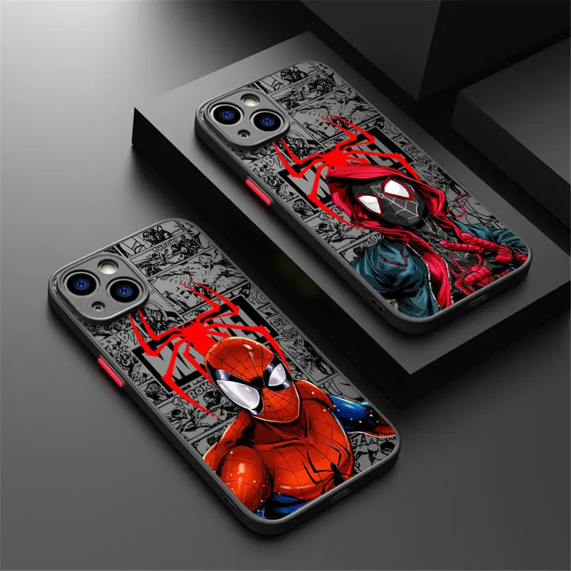 Spider Man Marvel Phone Case For iPhone Shockproof Cover