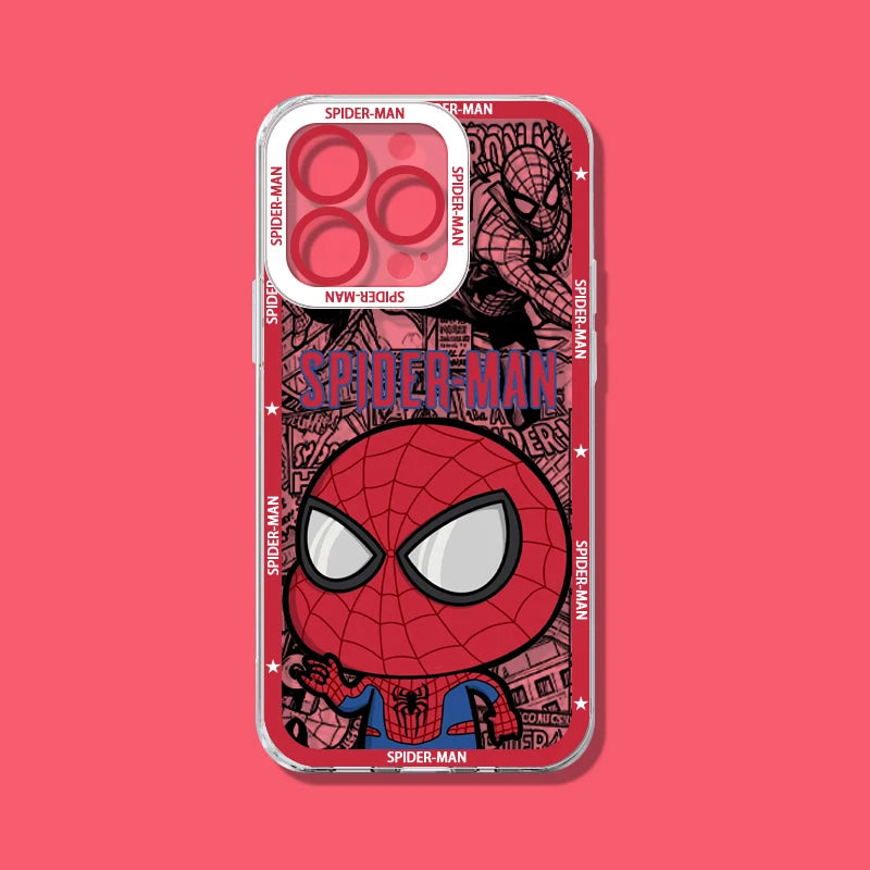 Marvel Spider Man Silicone Phone Case For iPhone