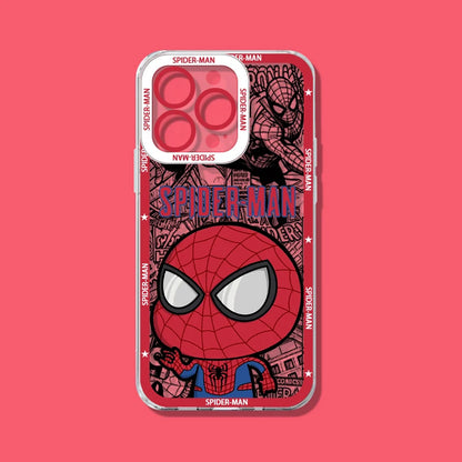 Marvel Spider Man Silicone Phone Case For iPhone