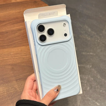 Shockproof Water Ripple Magnet Case For iPhone
