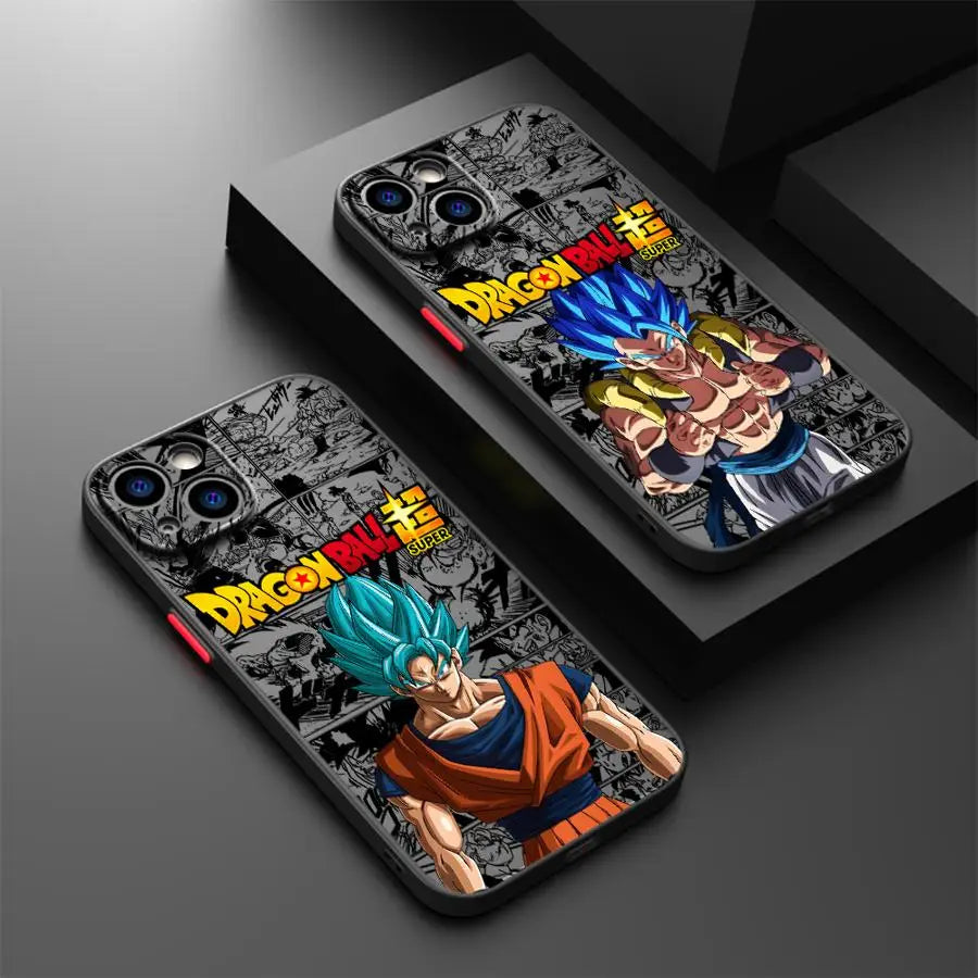 Case For iPhone Back Phone Cover Dragon Ball Saiyan 4 Son Goku