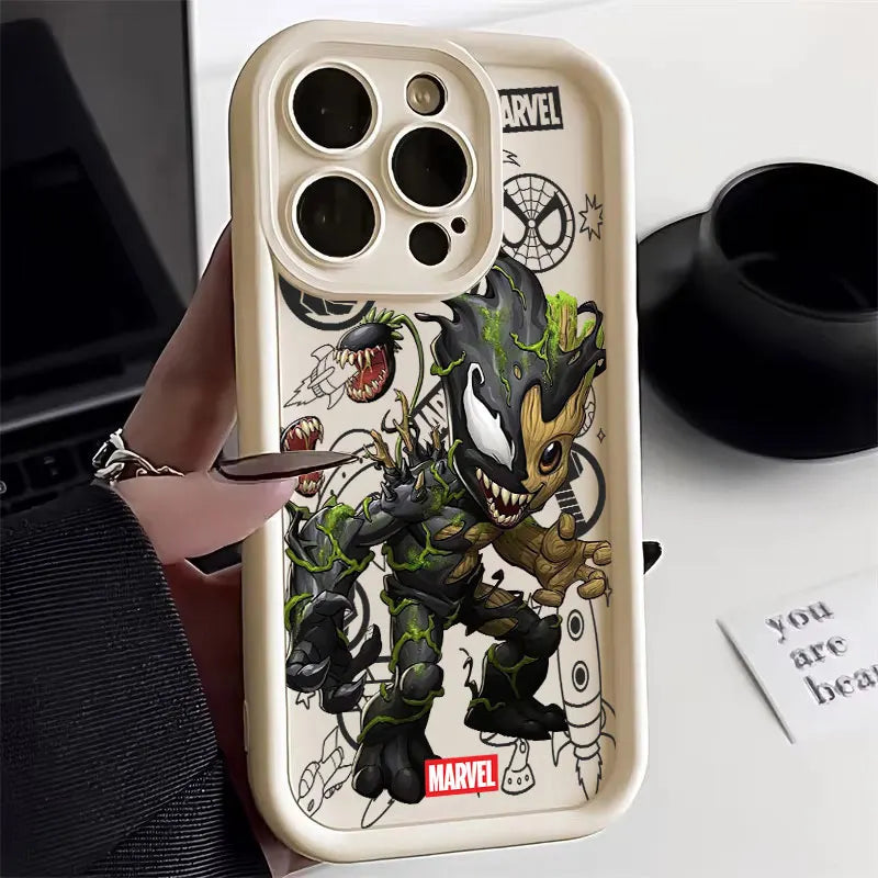Baby Groot Marvel Silicone Case For Apple iPhone