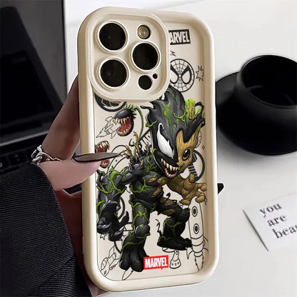 Baby Groot Marvel Silicone Case For Apple iPhone