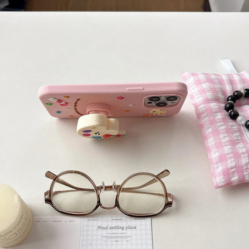 Cute Creative 3D Colorful Palette Phone Case