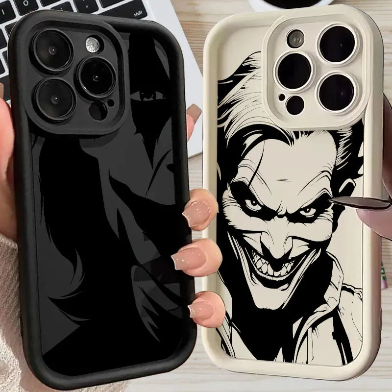 Smiling Jokers Marvel Silicone Case For Apple iPhone