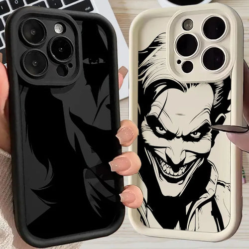 Smiling Jokers Marvel Silicone Case For Apple iPhone