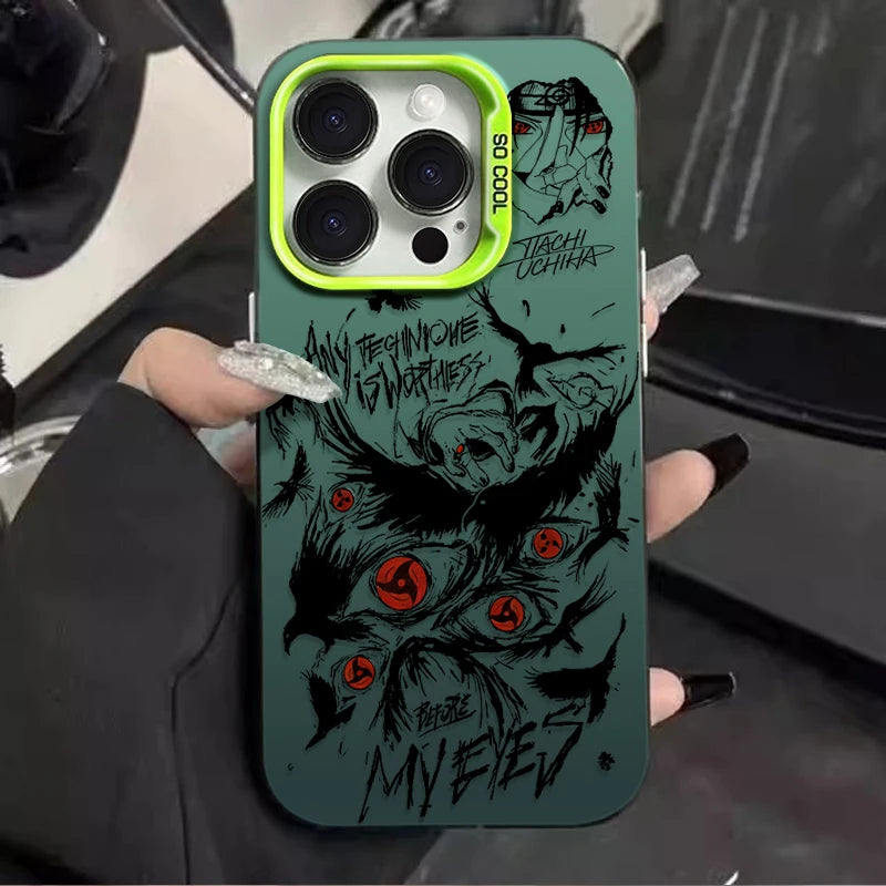 Anime Naruto Uchiha Itachi New Case For iPhone Shockproof Back Cover