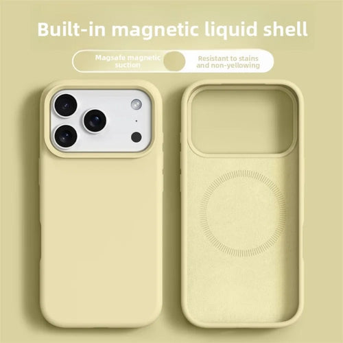 Magnetic Liquid Silicone iPhone Case