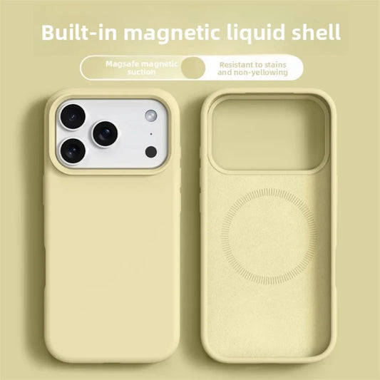 Magnetic Liquid Silicone iPhone Case