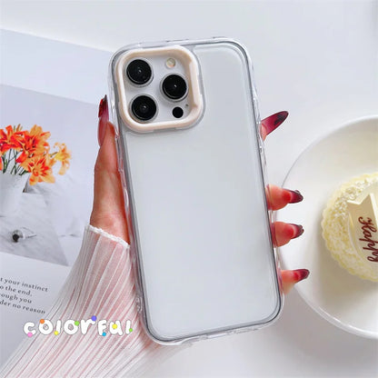 Candy Color Jelly Transparent Shockproof Phone Case