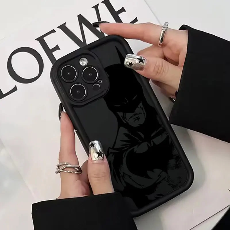 Bat Mans Marvel Bat Silicone Case For Apple iPhone
