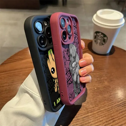 Cool Anime Groot Maronevel Phone Case For iPh