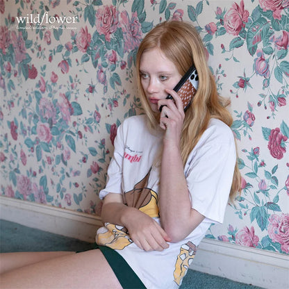 Wildflower Fawn Phone Case For iPhone