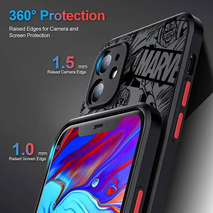 Luxury Cool Marvel Spider Man Venom Phone Case For iPhone