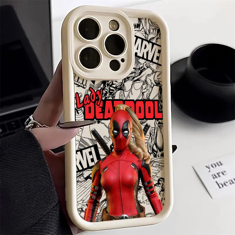 Ladypool Lady Deadpool Marvel Case For Apple iPhone