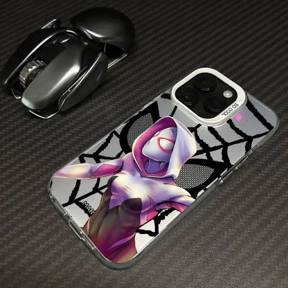 Spider Man Miles Morales Spider Gwen Marvel Phone Case For iPhone