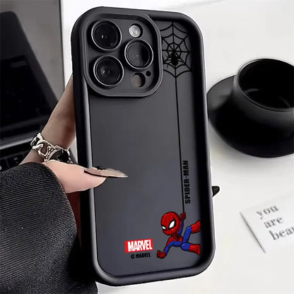 Cute Marvel Spider Gwen Morales Spiderman Case For Apple iPhone