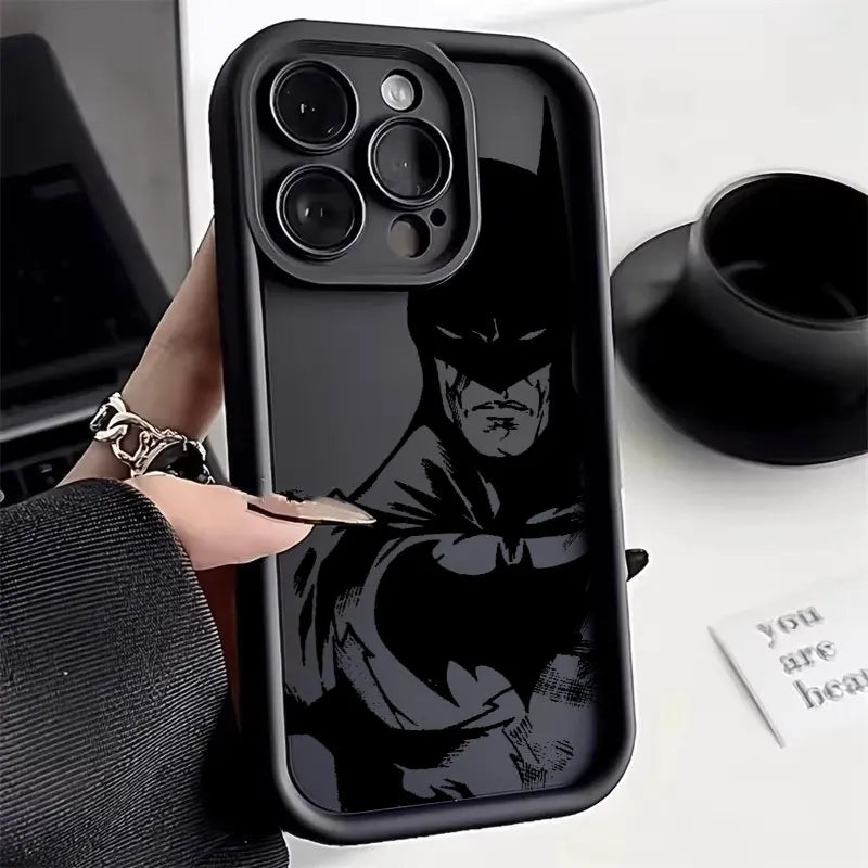 Bat Mans Marvel Bat Silicone Case For Apple iPhone