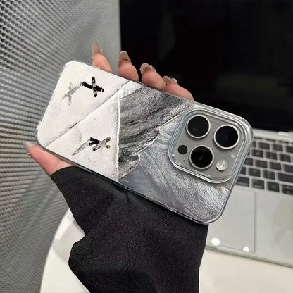 Creative Mountain Ski Design iPhone Case Shockproof Bumper Protective Cover