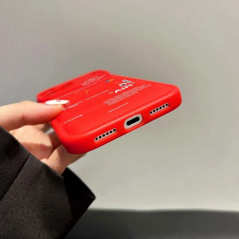 Luxury Sneakers Down-Filled Phone Case For iPhone