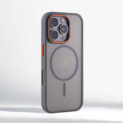 Luxury Matte Translucent MagSafe iPhone Case