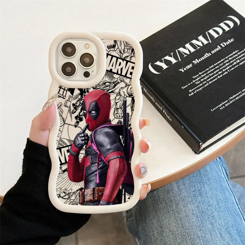 Marvel Heroes Deadpool Candy Color Phone Case For iPhone