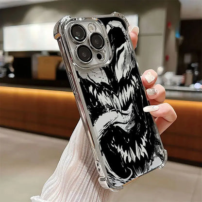 Venom Art Marvel Luxury Shockproof Case For iPhone
