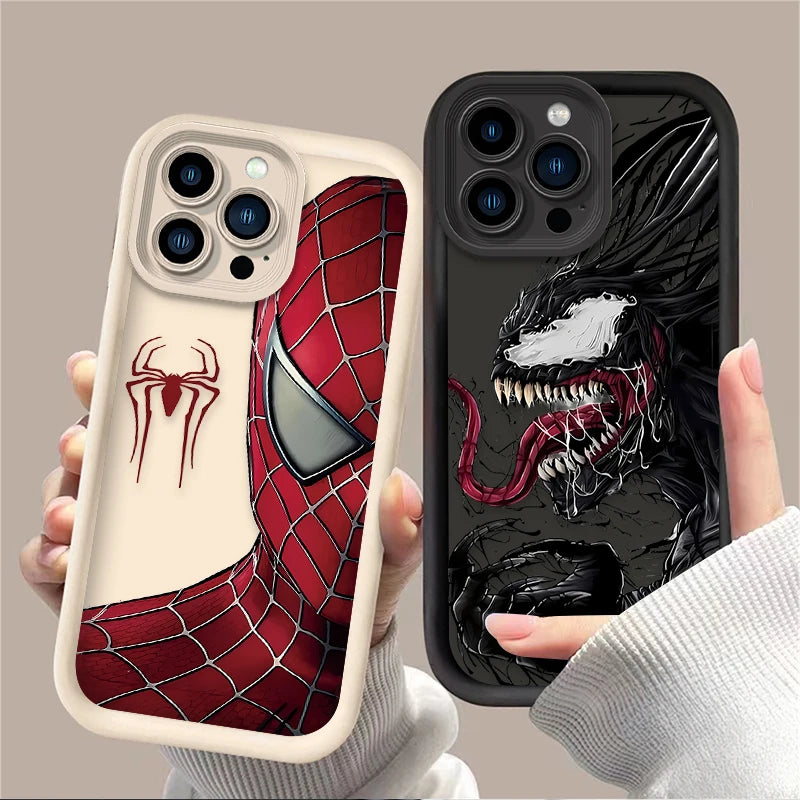 Marvel Movie Spider Man Anime Venom Comic Case For iPhone