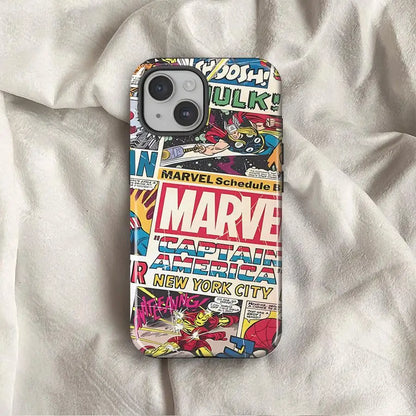 Marvel Spider Man Iron Man Phone Case For Apple iPhone